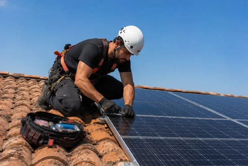 Maintenance et monitoring de panneaux solaires à Vedène